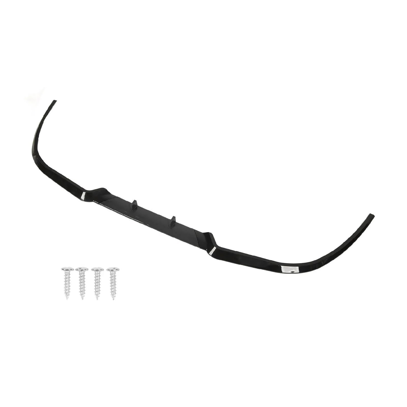 Front Spoiler Lippe 114 cm Für Corolla Universal Auto Frontschürze Lippe Frontschürze Lip Schlagfest Frontschürze Lip Separator Ersatz Auto-Frontspoiler(Schwarz) von HONGYISM