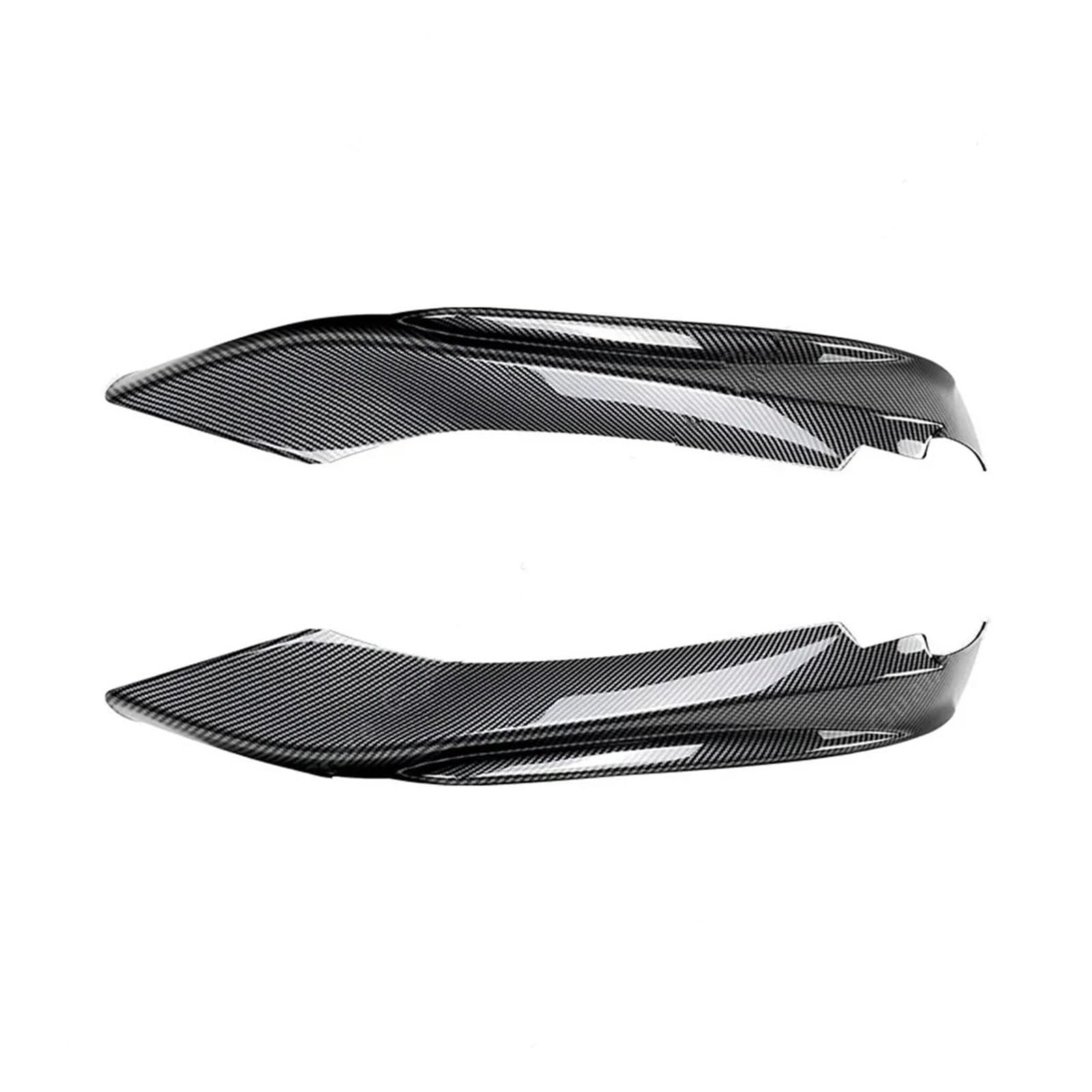 Front Spoiler Lippe 2 Stück Für F32 F33 F36 4 Serie 2014–2020 Für Sport Für tech (nur Für Sport-Modelle) Frontstoßstangen-Lip-Spoiler-Splitter Auto-Frontspoiler(Gloss Black) von HONGYISM