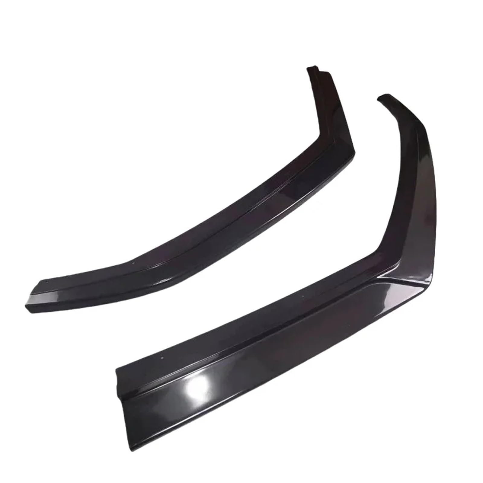 Front Spoiler Lippe 2 Stücke Für VW Für Polo MK5 6R 6C Für TDI Für TSI 2009-2018 Vorderen Stoßfänger Lip Spoiler Kappe Front Lip Schutz Schutz Abdeckungen Bodykit Tuning Auto-Frontspoiler von HONGYISM