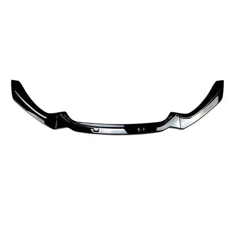 Front Spoiler Lippe 3 PCS Für 1 Serie F20 F21 Für Pack M118i M120i M135i M140i 2015 2016 2017 2018 2019 Auto Frontschürze Lip Spoiler Body Kit Auto-Frontspoiler(Kohlefaser-Optik) von HONGYISM