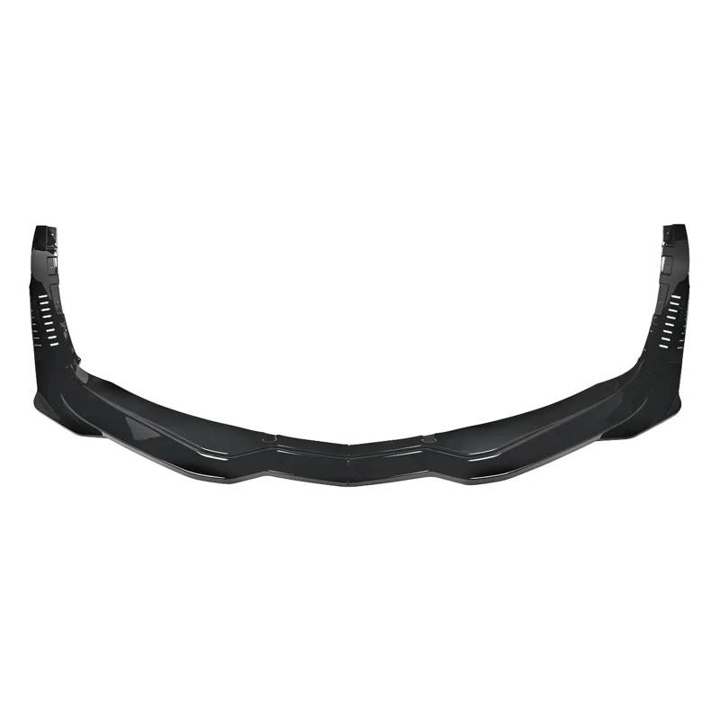 Front Spoiler Lippe 3 Stil Für Chevrolet Für Corvette C7 2014-2019 Auto Vorderen Stoßfänger Lip & Seite Winglets Bühne Spoiler Splitter Carbon Stil Glänzend Schwarz Auto-Frontspoiler(Glossy Black) von HONGYISM