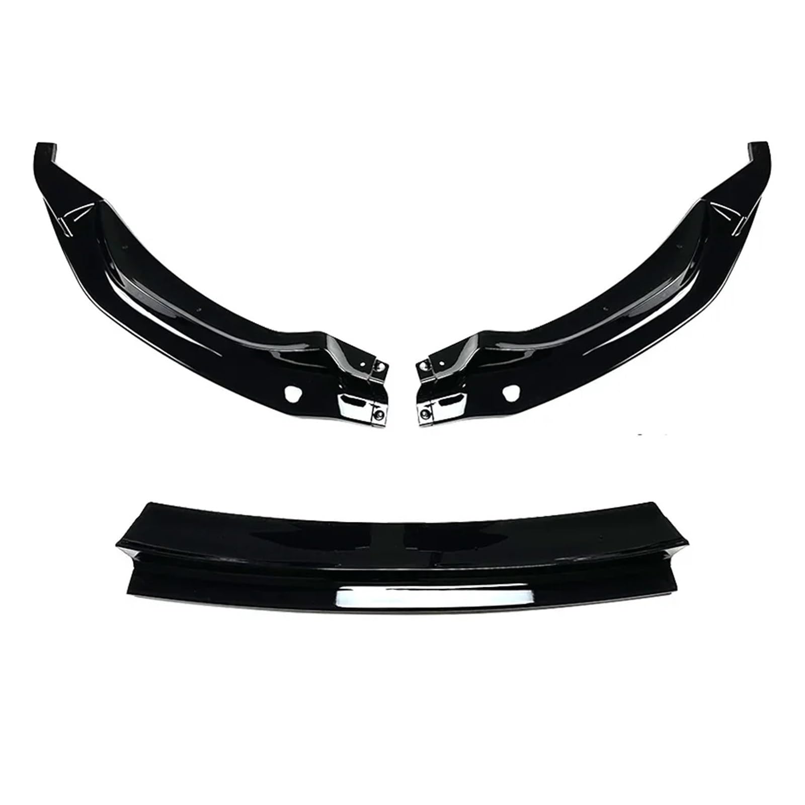 Front Spoiler Lippe 3PCS Für F80 Für M3 Für M4 F82 F83 2015-2020 Tuning Auto Vorderen Stoßfänger Lip Spoiler Splitter Diffusor Splitter Abdeckung Schutz Körper Kits Auto-Frontspoiler(Gloss Black) von HONGYISM