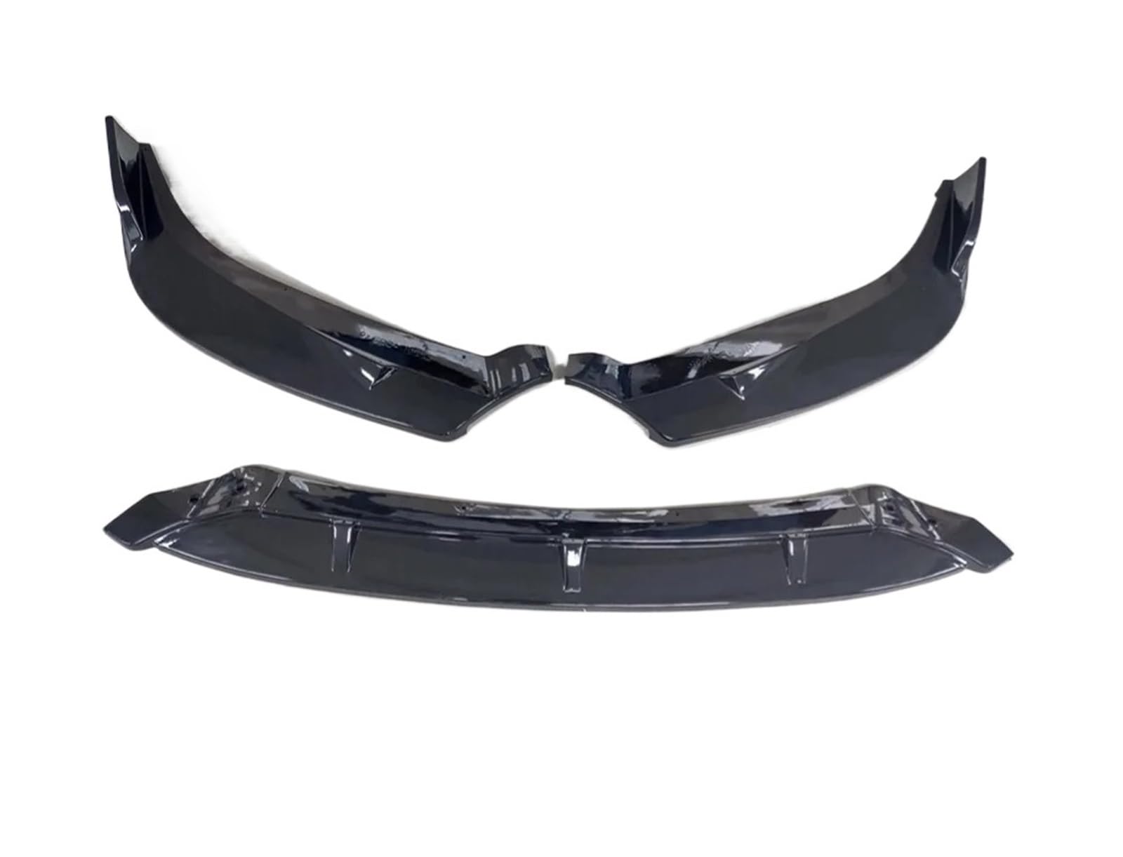 Front Spoiler Lippe 3PCS Für Nissan Für Sentra Für Sylphy 2016 2017 2018 2019 Vorderen Stoßfänger Lip Spoiler Splitter Diffusor Abnehmbare Körper Kit Abdeckung Schutz Auto-Frontspoiler(Glossy Black) von HONGYISM