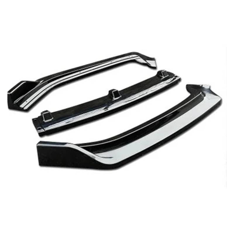 Front Spoiler Lippe 3PCs Für VW Für Polo 6R 6C Universal Front Stoßstange Lip Body Kit Spoiler Splitter Diffusor ABS Kunststoff Auto-Frontspoiler von HONGYISM