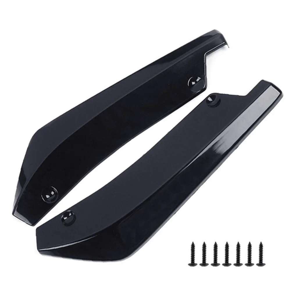 Front Spoiler Lippe 48CM Länge Universal Auto Vorne Hinten Stoßstange Streifen Lip Spoiler Diffusor Splitter Kratzschutz Auto-Frontspoiler(B) von HONGYISM