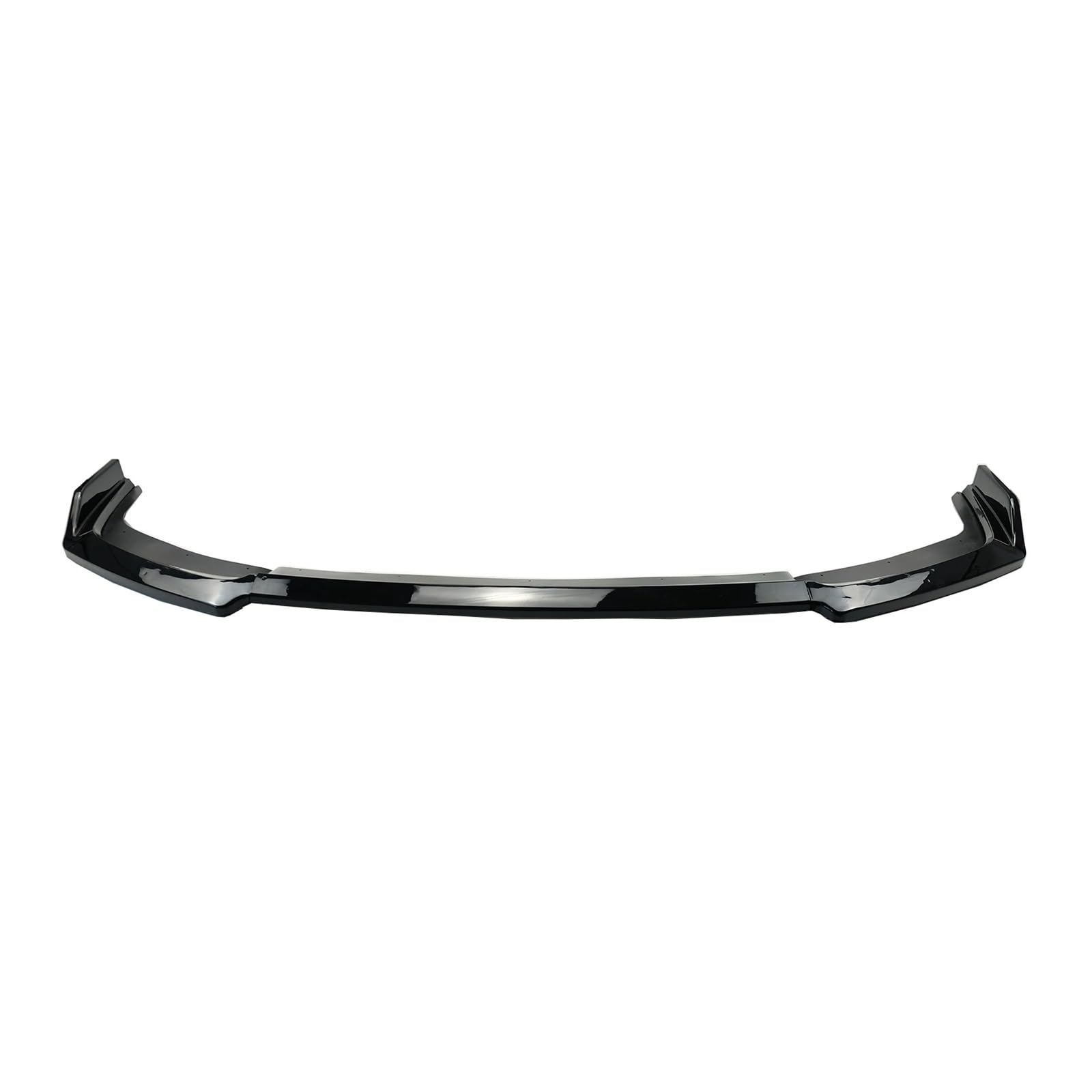 Front Spoiler Lippe 5PCS Für Civic 10th FK7 Fließheck SI 2016-2021 2 & 4 Tür Auto Vorderen Stoßfänger Lippe R Stil Spoiler Splitter Glänzend Schwarz Auto-Frontspoiler(Glossy Black) von HONGYISM