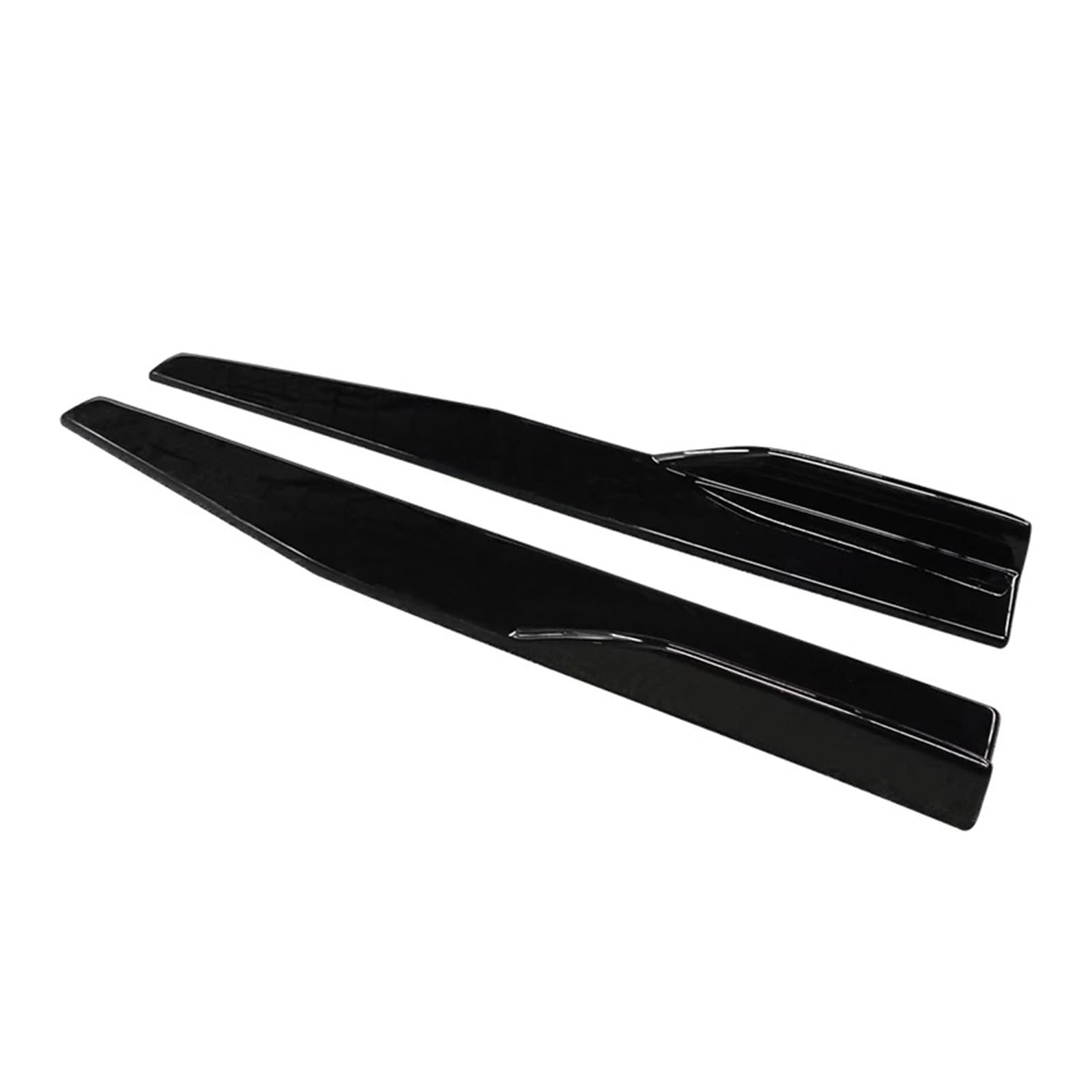 Front Spoiler Lippe 75CM Für TT 2004-2019 2016 2017 Auto Zubehör Seite Rock Stoßstange Diffusor Spoiler Schürzen Flügel Extensions Carbon Faser Look Auto-Frontspoiler(Gloss Black) von HONGYISM