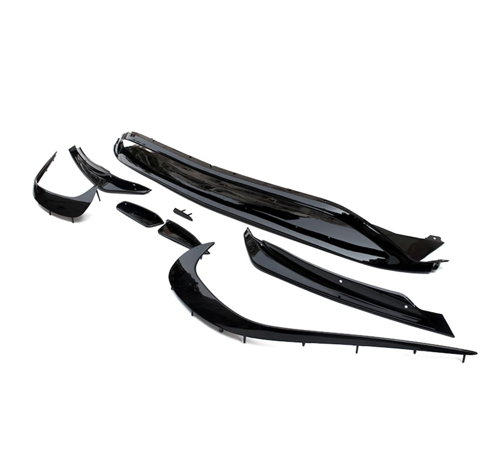 Front Spoiler Lippe ABS Front Lip Spoiler Splitter Canards Auto Styling Stoßstange Zierleisten Dekoration Für Benz EINE Klasse W176 A200 A250 A45 Für AMG 2016 2017 2018 Auto-Frontspoiler von HONGYISM