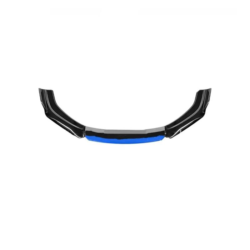 Front Spoiler Lippe Auto-Frontlippe Stoßstangenspoiler Diffusor Karosseriemodifikation Kollisions- Und Kratzfestigkeit Externes Zubehör Helles Schwarz Auto-Frontspoiler(Black Blue Head) von HONGYISM