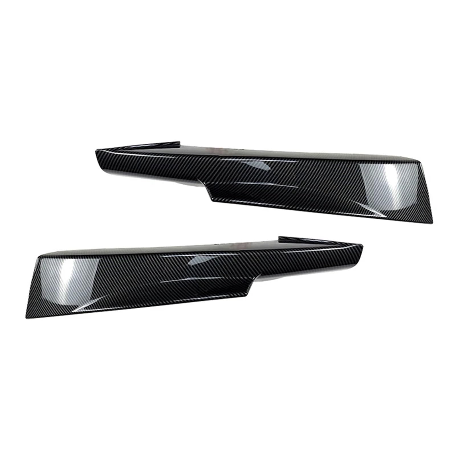 Front Spoiler Lippe Auto Vordere Stoßstange Lippe Für 3 Serie E90 E91 Für LCI Für Sport 2009 2010 2011 2012 Splitter Diffusor Körper Kits Stoßstange Schutzfolie Auto-Frontspoiler(Carbon Look Splitter) von HONGYISM