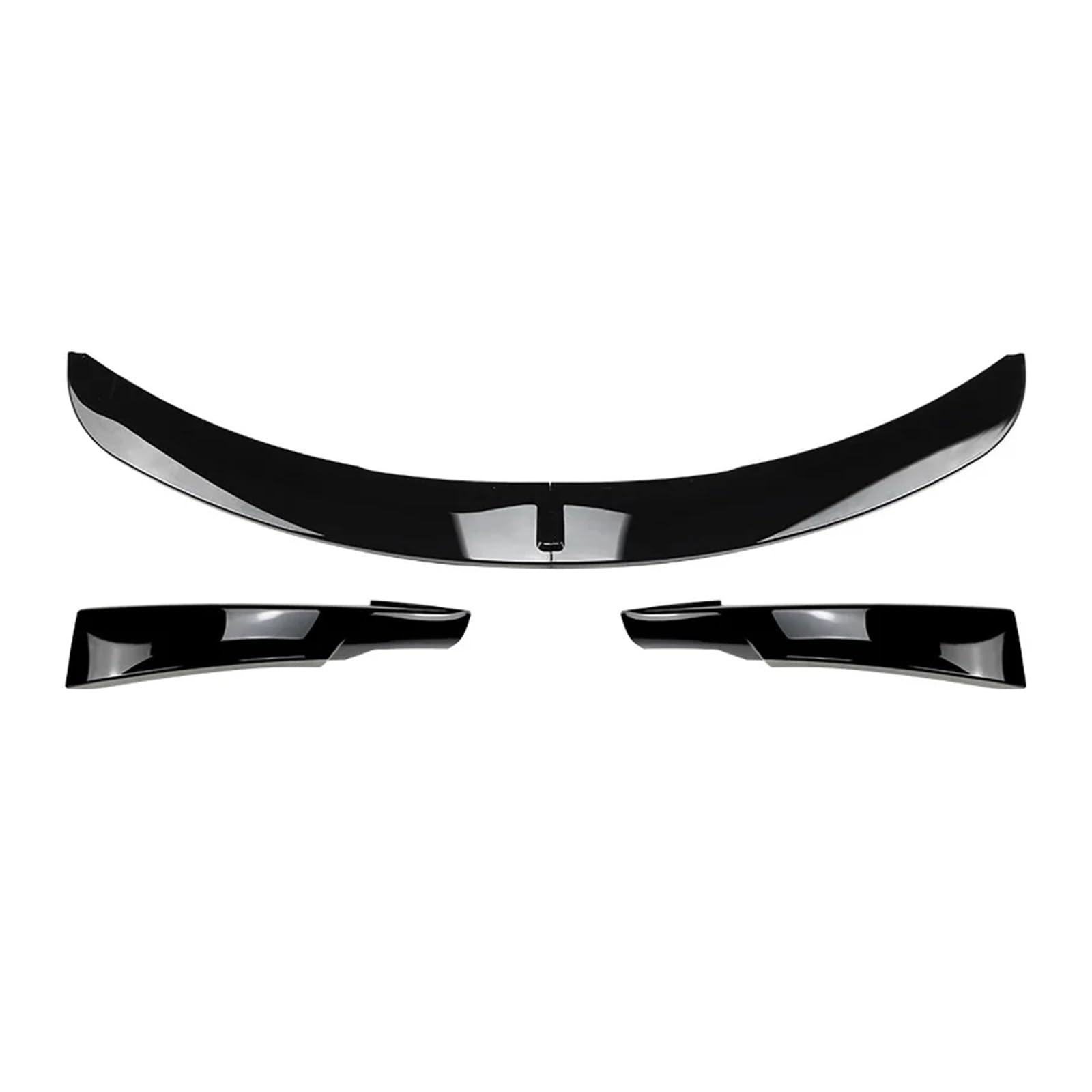 Front Spoiler Lippe Auto Vordere Stoßstange Lippe Für 3 Serie E90 E91 Für LCI Für Sport 2009 2010 2011 2012 Splitter Diffusor Körper Kits Stoßstange Schutzfolie Auto-Frontspoiler(Gloss Black Set) von HONGYISM