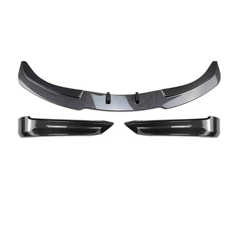 Front Spoiler Lippe Front Lip Splitter Diffusor Body Kit Spoiler Stoßstange Schutzfolie Für 3 Serie E90 E91 Frühen 320i 325i 2005 2006 2007 2008 Auto-Frontspoiler(Carbon Look Set) von HONGYISM