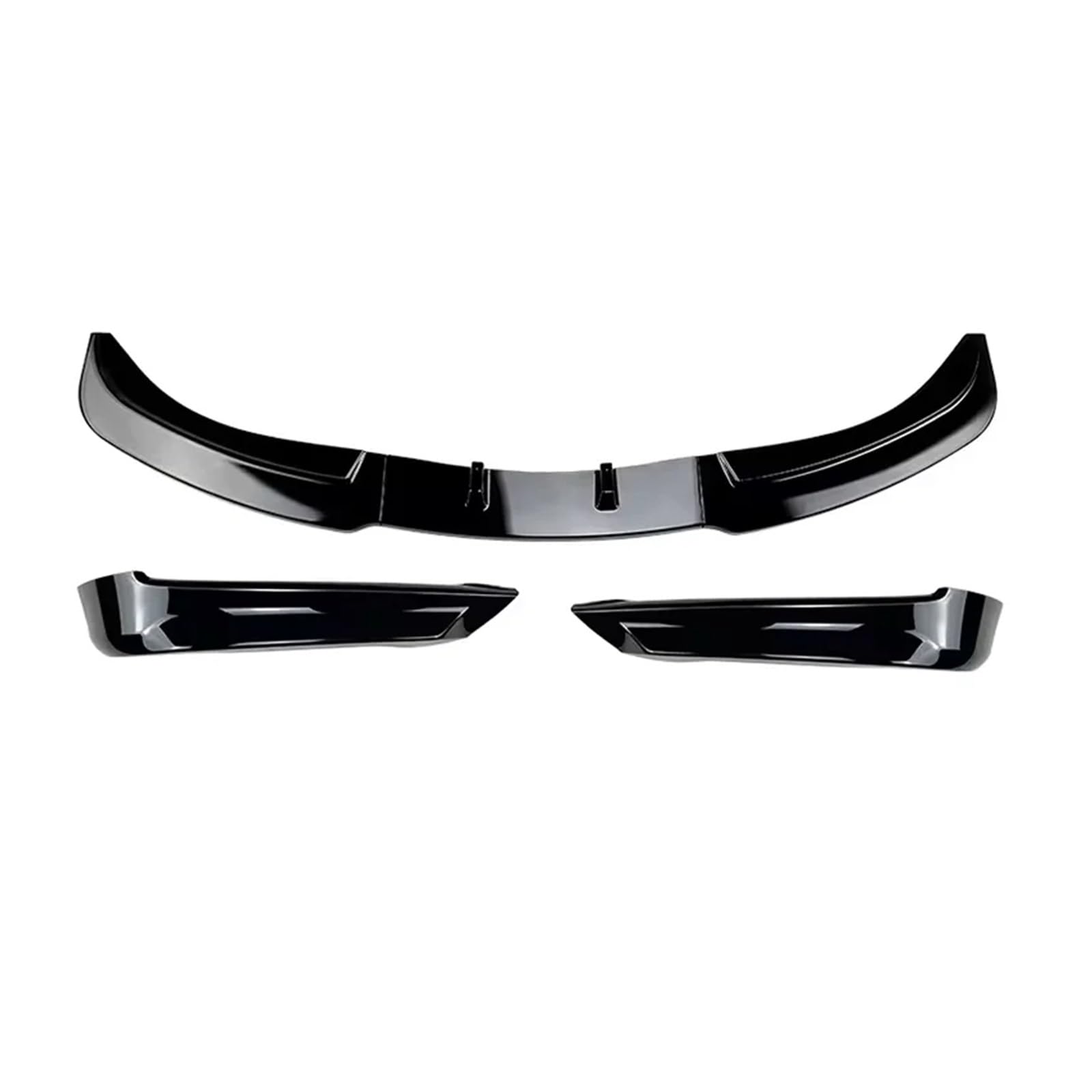 Front Spoiler Lippe Front Lip Splitter Diffusor Body Kit Spoiler Stoßstange Schutzfolie Für 3 Serie E90 E91 Frühen 320i 325i 2005 2006 2007 2008 Auto-Frontspoiler(Gloss Black Set) von HONGYISM