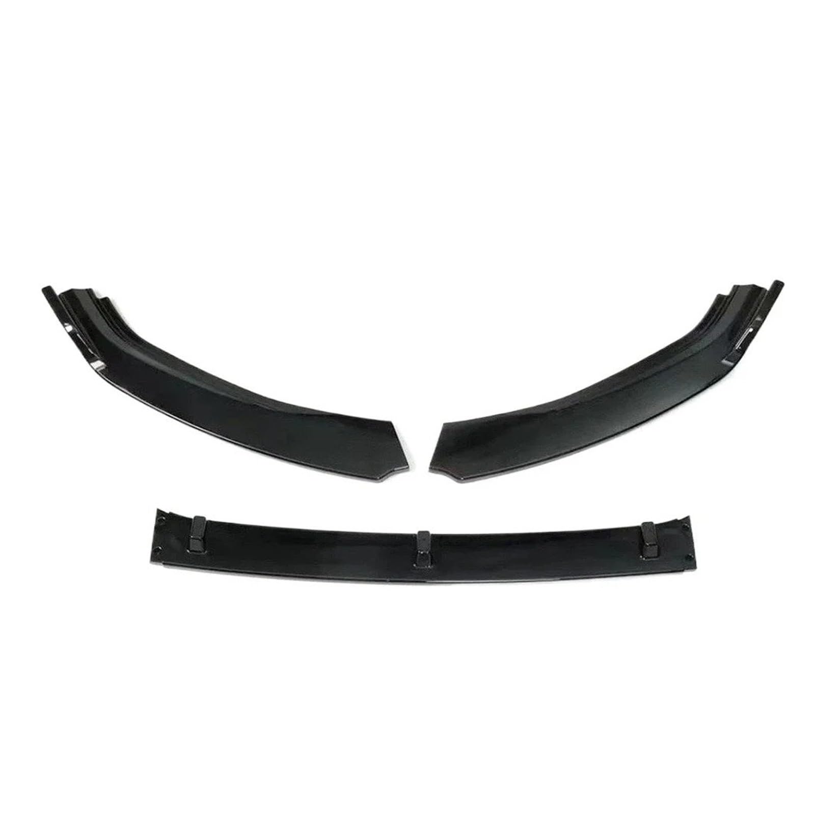 Front Spoiler Lippe Frontschürze Klinge Splitter Lippe Für VW Für Golf 7 7,5 Für GTI Für GTD Für R Für 2013-16 17 18 19 2020 Stoßstange Diffusor Spoiler Schutz Auto-Frontspoiler(Schwarz) von HONGYISM