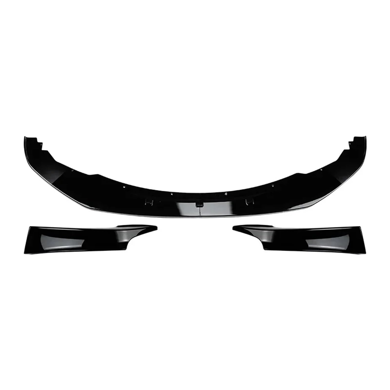 Front Spoiler Lippe Für 1 Serie F20 F21 2012 2013 2014 Für Sport Stil Canard Abdeckung Trim Splitter Frontschürze Lip Spoiler Glänzend Schwarz Carbon Faser Auto-Frontspoiler(1 Set Gloss Black) von HONGYISM