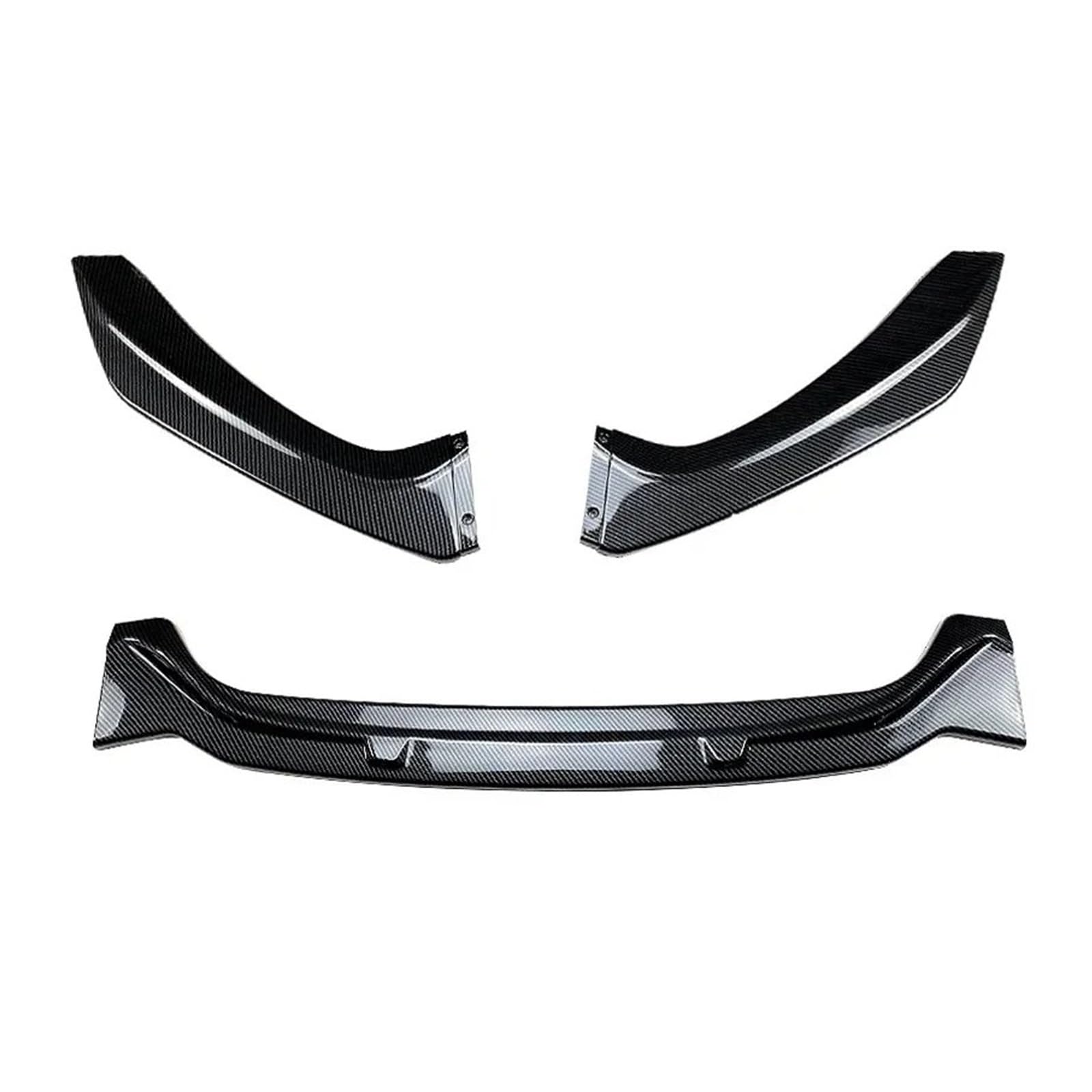 Front Spoiler Lippe Für 1 Serie F20 F21 M118i M120i Sport 2015-2019 Frontschürze Lip Spoiler Untere Klinge Splitter Front Schaufel Schutz Auto-Frontspoiler(Kohlefaser-Optik) von HONGYISM