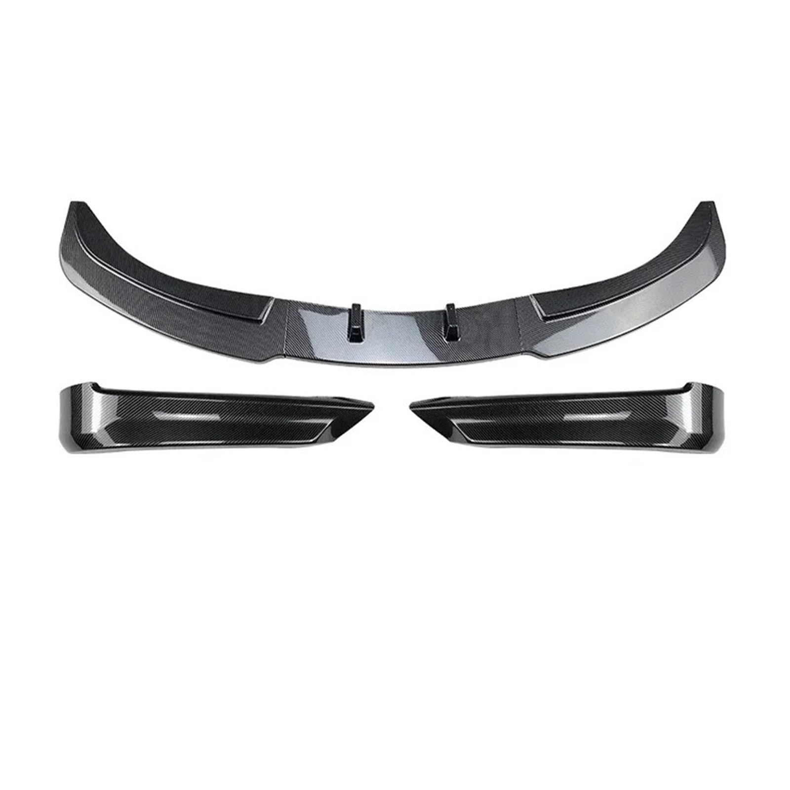 Front Spoiler Lippe Für 3 Serie E90 E91 320i 325i 2005 2006 2007 2008 Frontschürze Lip Splitter Stoßstange Diffusor Spoiler Schutzfolie Body Kits Auto-Frontspoiler(Carbon Look Set) von HONGYISM