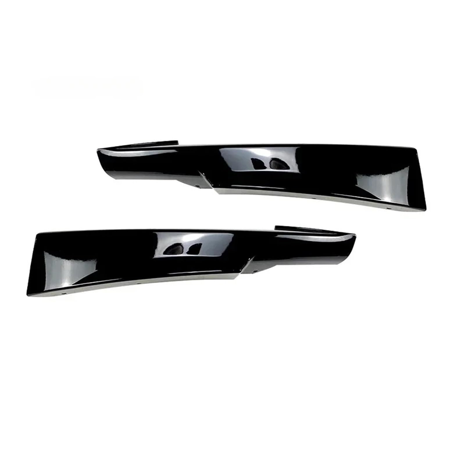 Front Spoiler Lippe Für 3 Serie E90 E91 320i 330i Für Tech 2X 2005-2012 Stil Frontschürze Seite Splitter Abdeckung Lip Abdeckung Auto Körper Kit Tuning Auto-Frontspoiler(Gloss Black 09-12) von HONGYISM