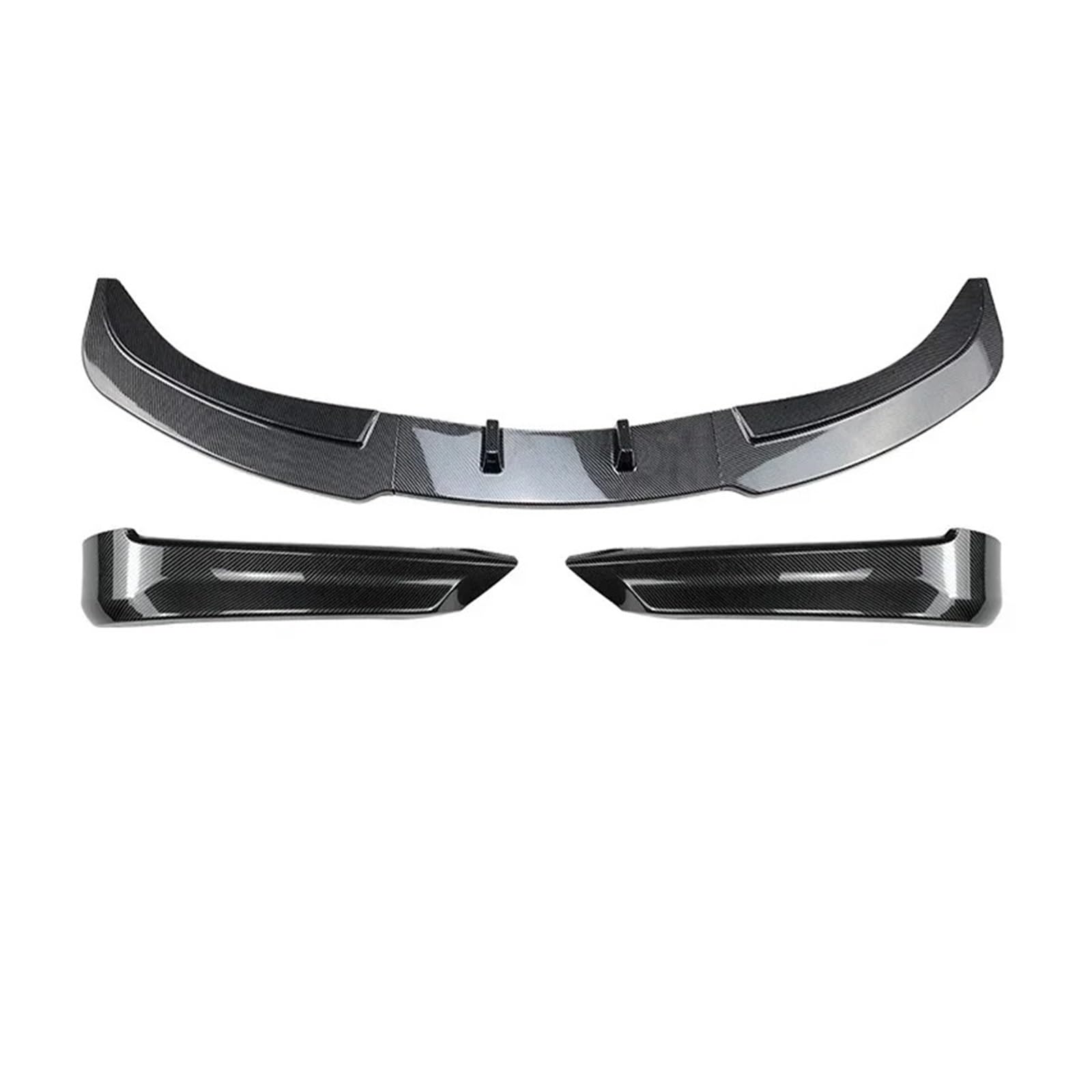 Front Spoiler Lippe Für 3er E90 E91 320i 325i 2005 2006 2007 2008 Auto-Frontstoßstange Canard Splitter Lippe Unterer Diffusor Glanzschwarz Spoiler Body Kit Auto-Frontspoiler(Carbon Look Set) von HONGYISM