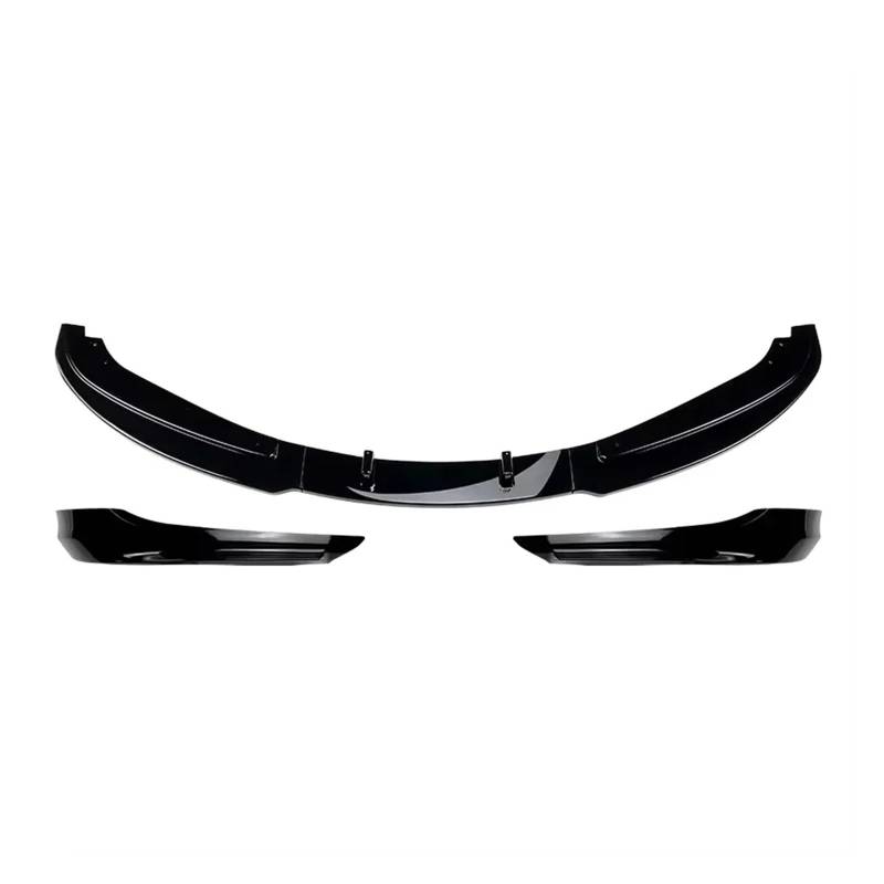 Front Spoiler Lippe Für 3er E90 E91 Für LCI 320i 330i 2009 2010 2011 2012 Auto-Frontstoßstange Lippensplitter Diffusor Body Kits Spoiler Stoßstangenschutz Auto-Frontspoiler(Gloss Black Set) von HONGYISM