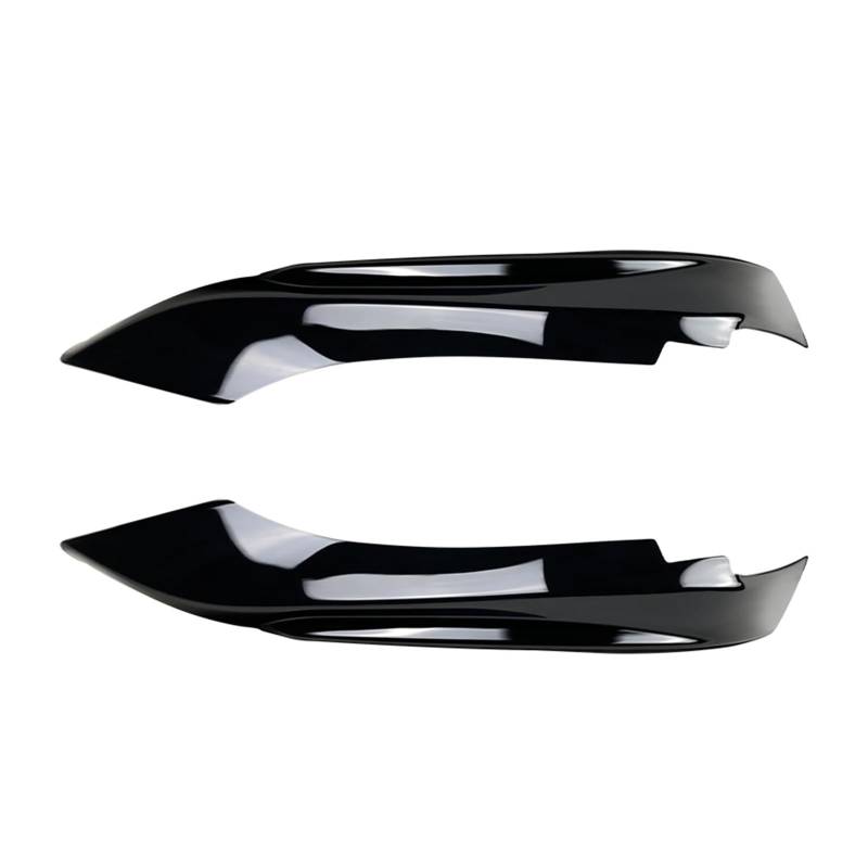 Front Spoiler Lippe Für 4er F32 F33 F36 Für tech Sport 14–20 Karbonfaser-Look/Glanzschwarz Lüftungsschlitz-Splitter Lippe Vorne Stoßstangen-Seitenspoiler-Abdeckung Auto-Frontspoiler(Glossy Black) von HONGYISM