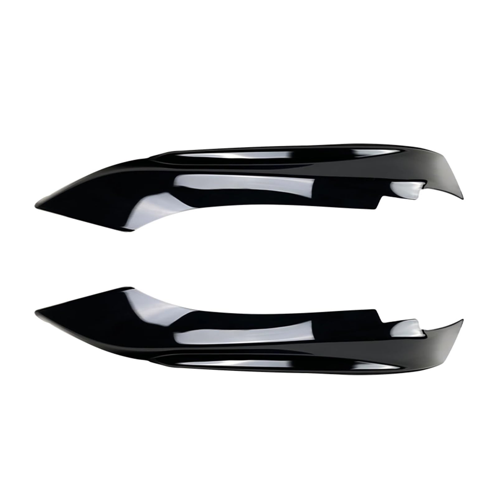 Front Spoiler Lippe Für 4er-Serie F32 F33 F36 Für MTech 14–20 Sport-Frontstoßstange Seitenspoiler-Abdeckung Kohlefaser-Look/Glanzschwarz Lüftungsschlitz-Splitterlippe Auto-Frontspoiler(Glossy Black) von HONGYISM