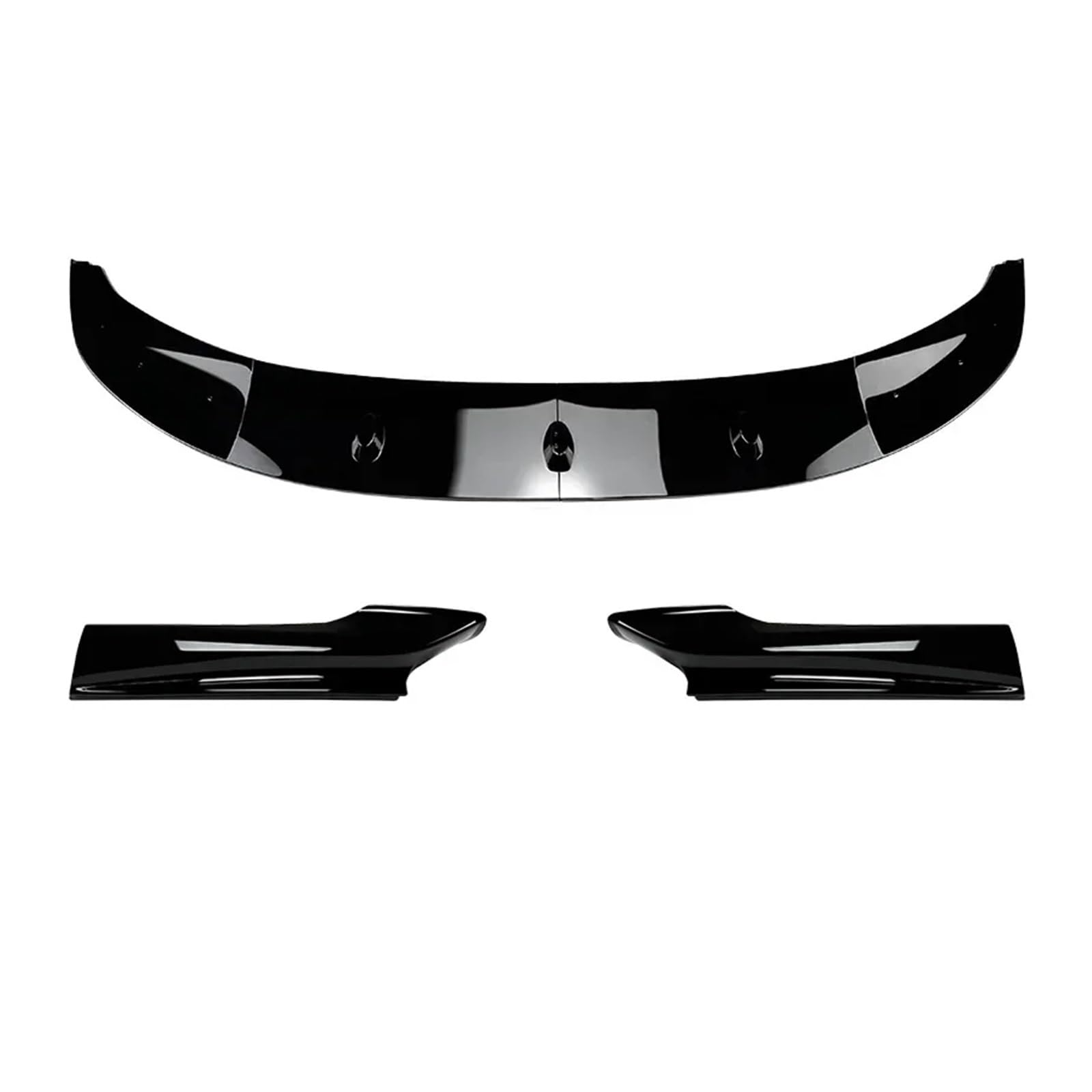 Front Spoiler Lippe Für 5 Series F10 F11 Sport 2011 2012 2013 2014 2015 2016 2017 Auto-Frontstoßstange Lip Body Kit Spoiler Splitter Bumper Lip Splitter Zubehör Auto-Frontspoiler(Gloss Black) von HONGYISM