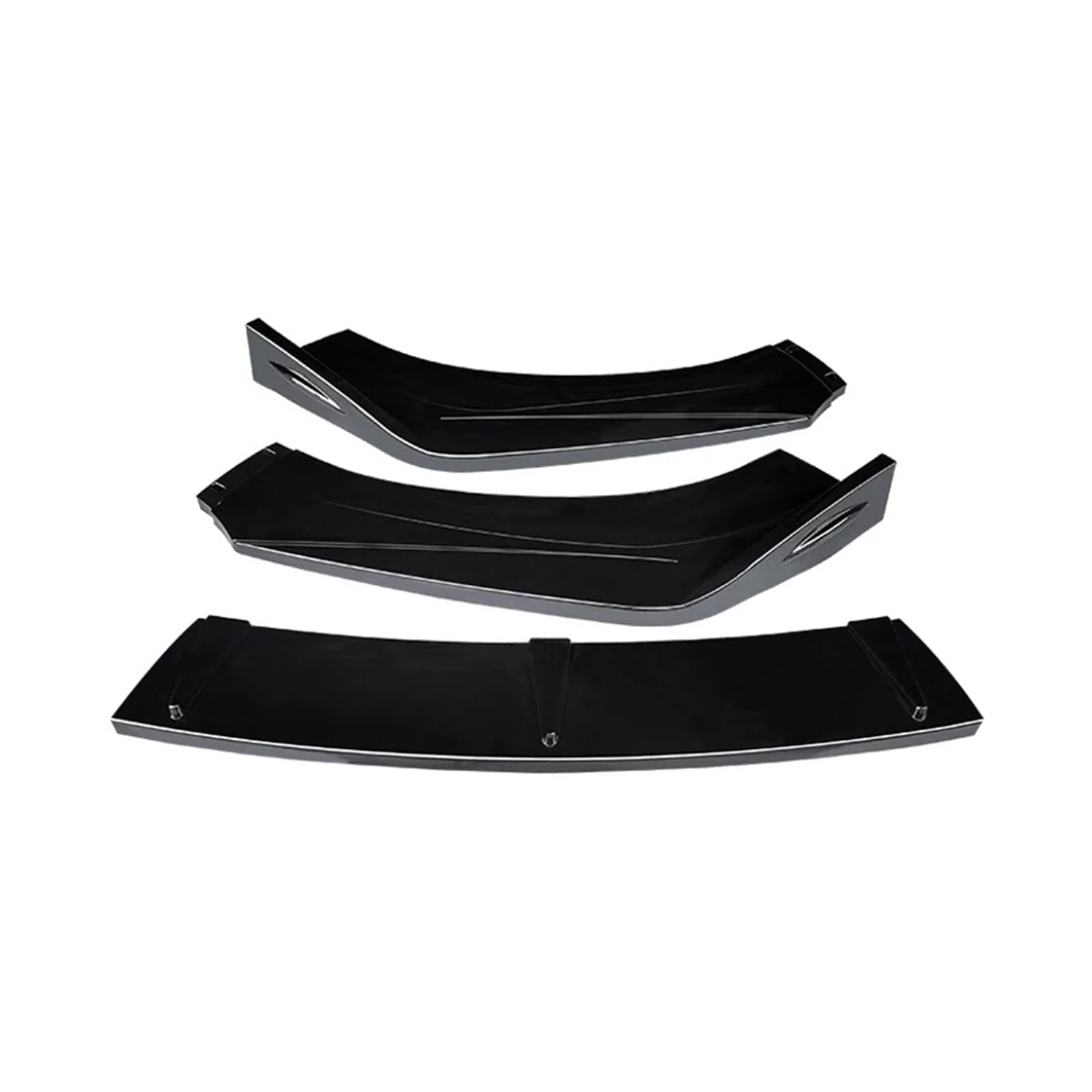 Front Spoiler Lippe Für A1 2011 12 13 14 15 16 17 18 2019 Neue Helle Schwarz Carbon Faser Muster Front Stoßstange Splitter Lip Diffusor Spoiler Body Kit Schutz Auto-Frontspoiler(Gloss Black) von HONGYISM