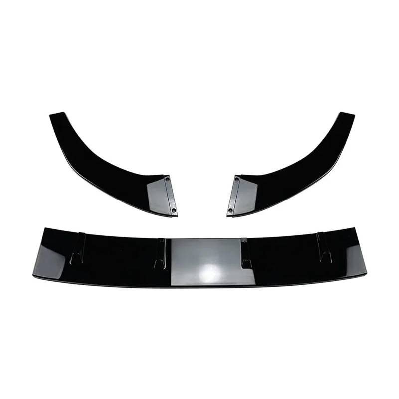 Front Spoiler Lippe Für A3 8Y S3 2021 2022 2023 + Auto Frontschürze Spoiler Splitter Lip Gloss Schwarz Untere Schutz Platte Klinge Körper Kits Schutz Auto-Frontspoiler(Gloss Black) von HONGYISM