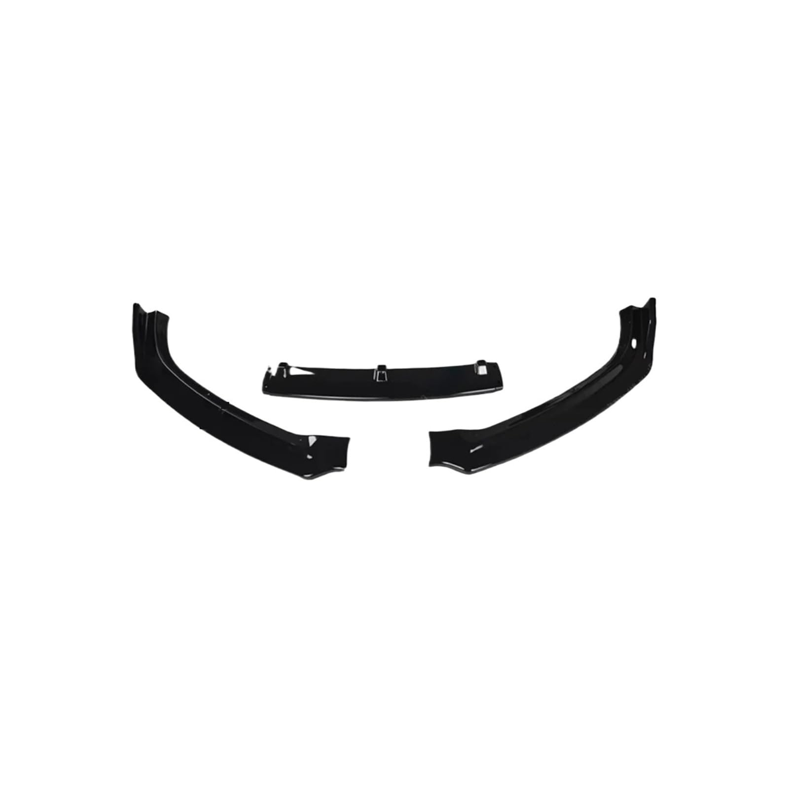 Front Spoiler Lippe Für A4 S4 B9 8W 2016 2017 2018 2019 Auto Vorderen Stoßfänger Lip Spoiler Splitter Diffusor Nachrüstung Für A4 Für Für TDI S4 Körper Kits Auto-Frontspoiler(Gloss Black Base) von HONGYISM