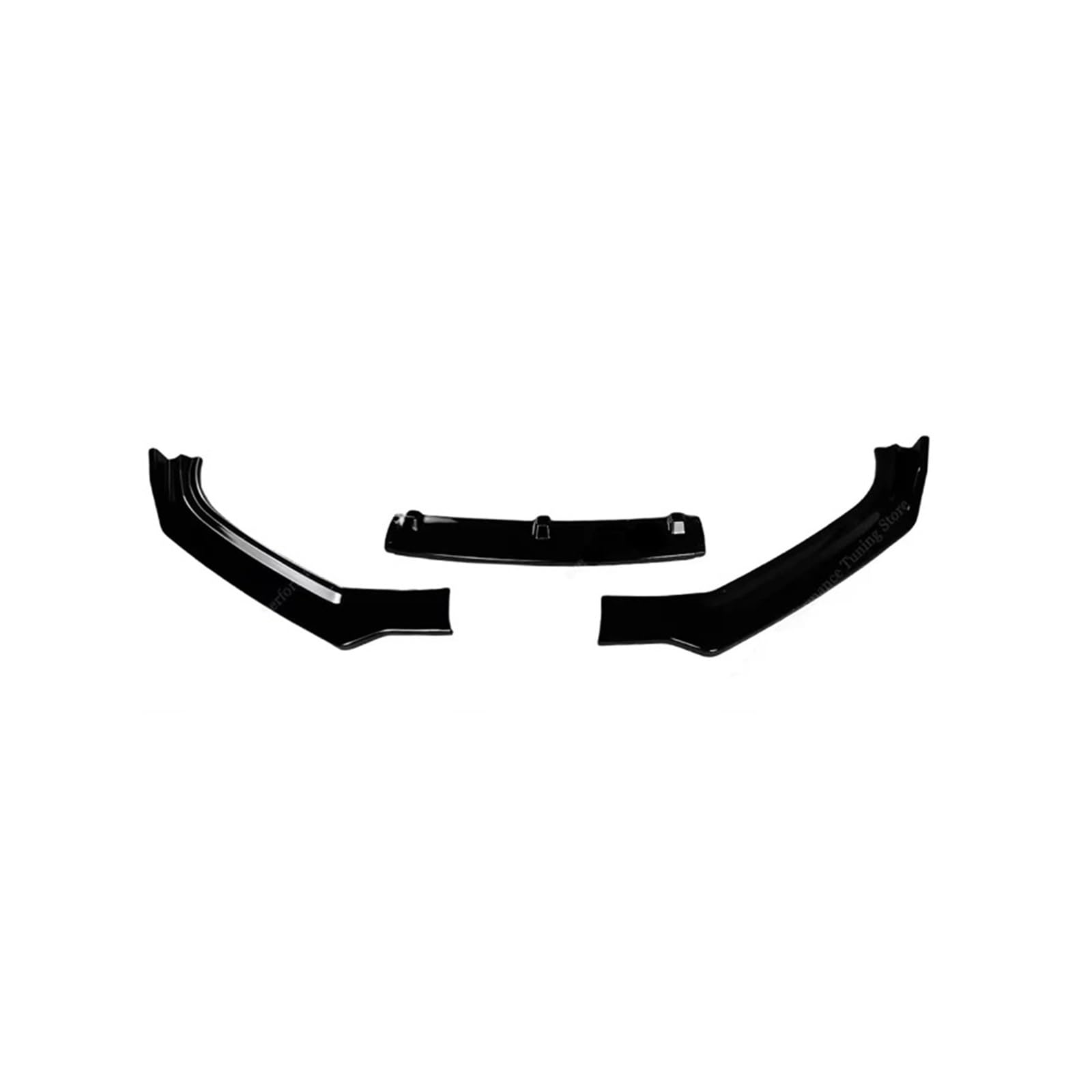 Front Spoiler Lippe Für A4 S4 B9 8W 2016 2017 2018 2019 Auto Vorderen Stoßfänger Lip Spoiler Splitter Diffusor Nachrüstung Für A4 Für Für TDI S4 Körper Kits Auto-Frontspoiler(Gloss Black S4) von HONGYISM