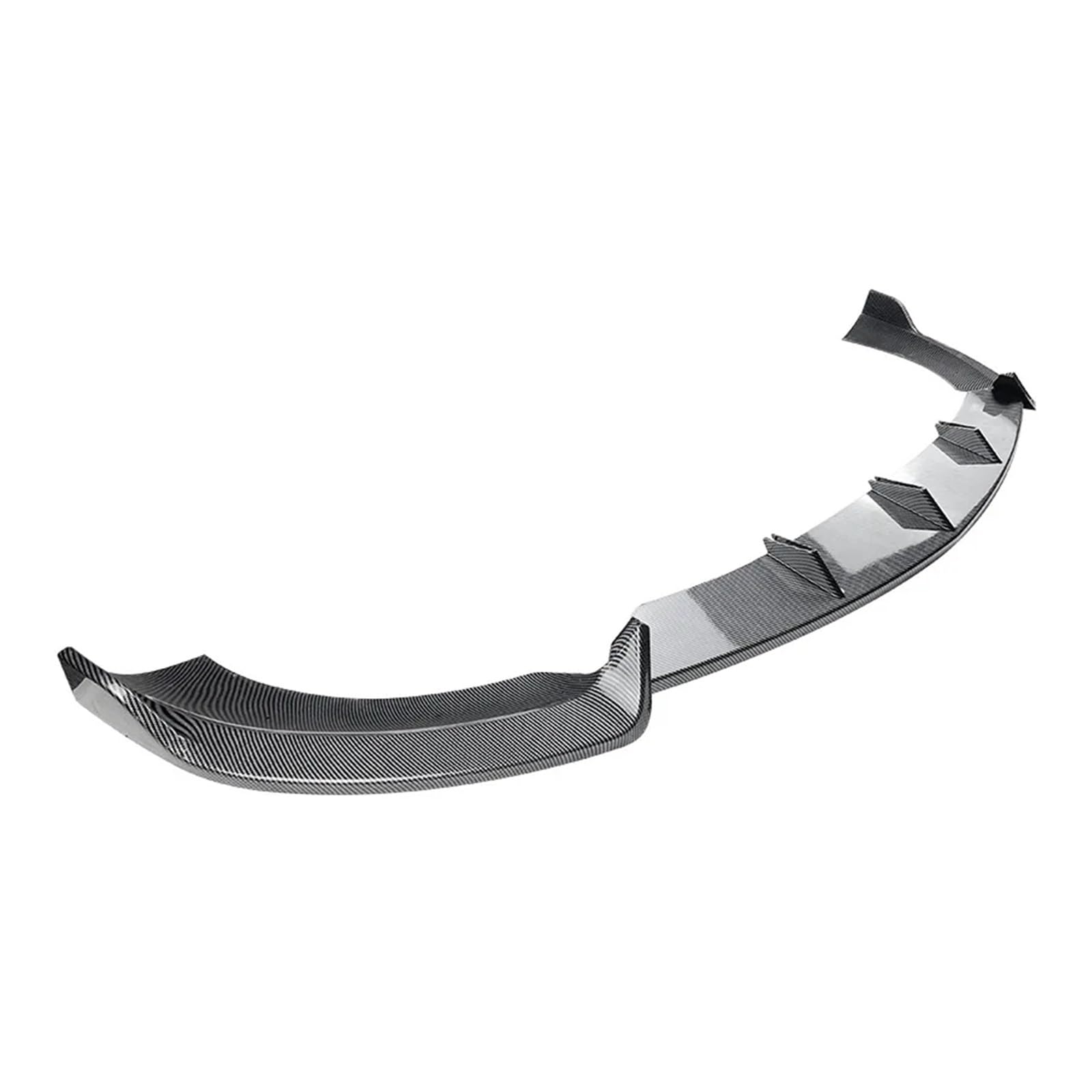 Front Spoiler Lippe Für Benz Für E-Klasse W213 2016-2020 E260 E300 E43 Für AMG ABS Front Schaufel Modifikation Auto Frontschürze Spoiler Lippe Auto-Frontspoiler(Carbon Look) von HONGYISM