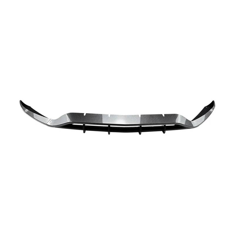 Front Spoiler Lippe Für Benz Für GLC Klasse X253 GLC200 260 300 2020-2022 Für AMG Front Schaufel Splitter Körper Kit Schutz Auto Vorderen Stoßfänger Lip Spoiler Auto-Frontspoiler(Carbon Look) von HONGYISM