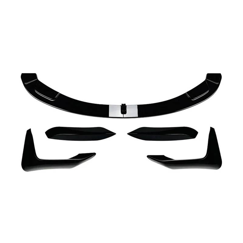 Front Spoiler Lippe Für F80 F81 F82 F83 Für M3 Für M4 2013-15 16 17 2018 Auto Vordere Stoßstange Lip Spoiler Splitter Stoßstange Canard Lip Splitter Body Kit Von ABS Auto-Frontspoiler(Gloss Black Set von HONGYISM