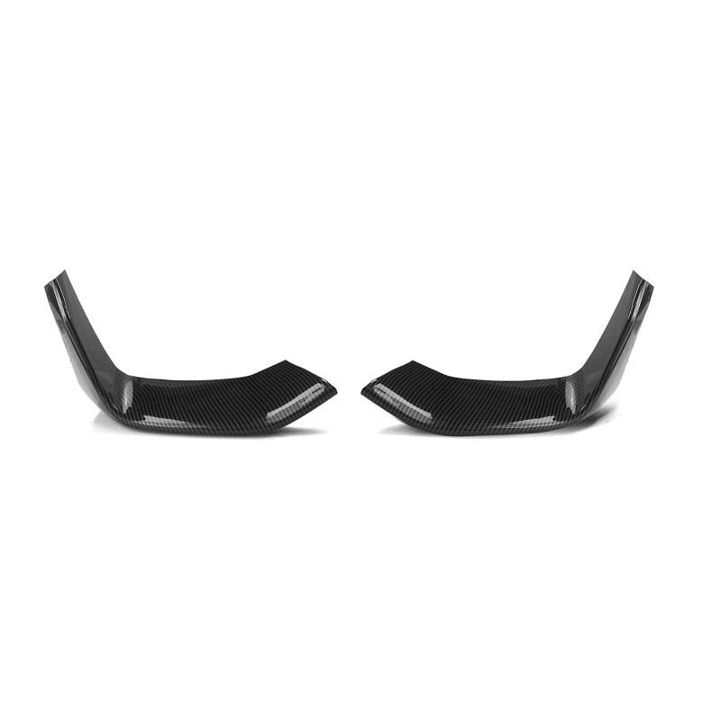 Front Spoiler Lippe Für F80 Für M3 F82 F83 Für M4 2015-2020 Frontschürze Seite Spoiler Abdeckung Lippe ABS Carbon Look Auto Air Intake Vent Splitter Trim Auto-Frontspoiler(Kohlefaser-Optik) von HONGYISM