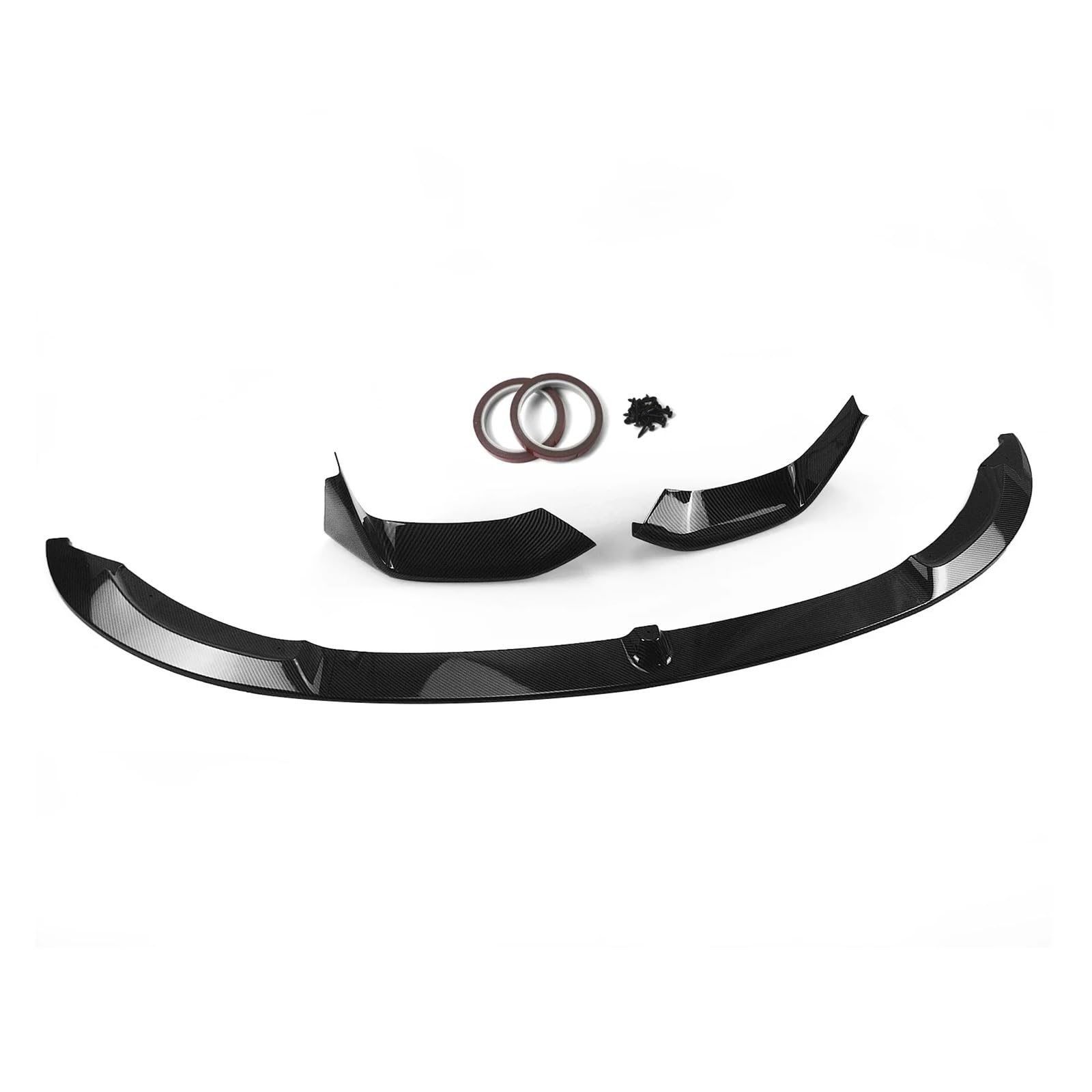 Front Spoiler Lippe Für F80 Für M3 F83 F82 Für M4 2015-2020 Untere Seite Air Vent Haube Abdeckung Splitter Kit Schürze Surround Front Bumper Spoiler Lip Klinge Auto-Frontspoiler(Kohlefaser-Optik) von HONGYISM