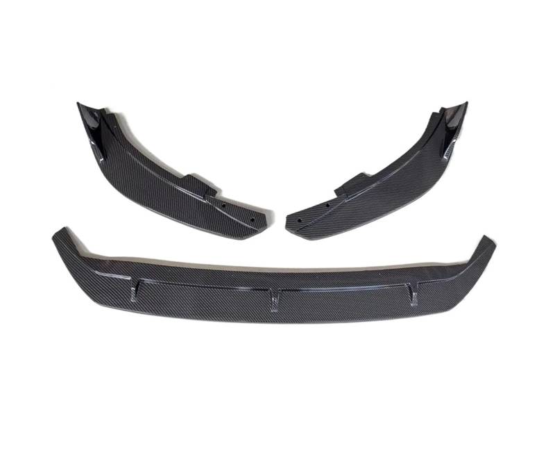 Front Spoiler Lippe Für Ford Für Focus 4th Für Gen Mk4 Für ST-Linie 2018 2019 2020 2021 ABS Auto Front Stoßstange Splitter Lip Diffusor Spoiler Schutz Körper Kits Auto-Frontspoiler(Kohlefaser-Optik) von HONGYISM