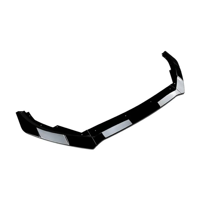 Front Spoiler Lippe Für Ford Für Focus MK4 ST Für Linie 2019-2022 Auto Vorderen Stoßfänger Diffusor Außen Schutz Abdeckung Änderung DREI Bühne Front Lip Spoiler Auto-Frontspoiler(Gloss Black) von HONGYISM