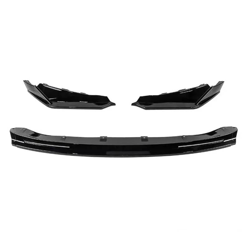 Front Spoiler Lippe Für G80 Für M3 Für M4 G82 2021 2022 2023+ Glanz Schwarz Frontschürze Lip Spoiler Diffusor Splitter Körper Kit Schürzen Abdeckung Schutz Trim Auto-Frontspoiler(Glossy Black) von HONGYISM