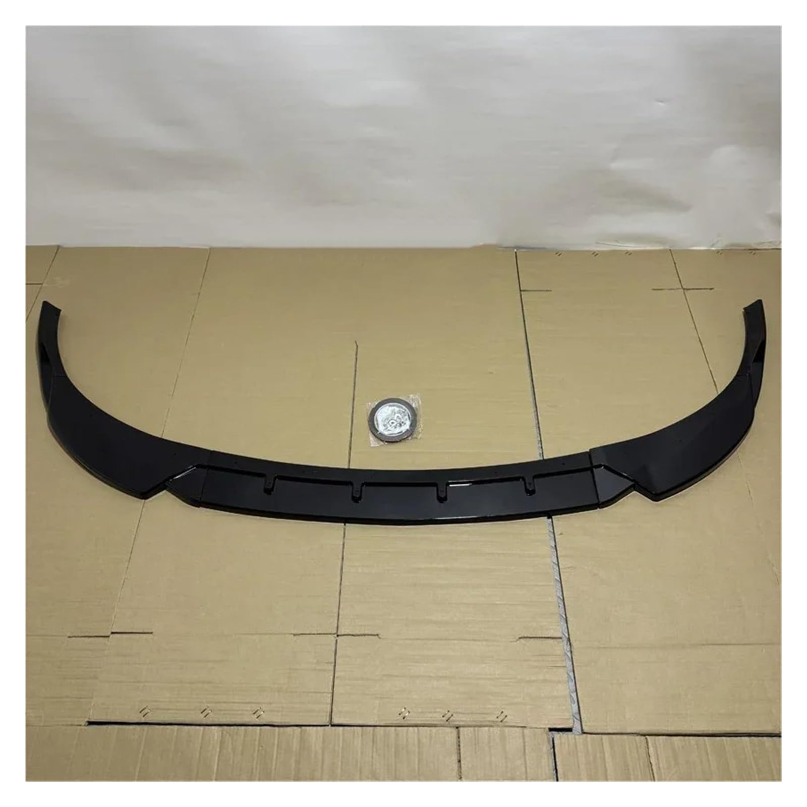 Front Spoiler Lippe Für Hyundai Für I30 N MK3.5 2020+ Auto Frontschürze Lip Splitter Diffusor Body Kit Spoiler Stoßstange Schutzfolie Glänzend Schwarz Auto-Frontspoiler(Gloss Black) von HONGYISM