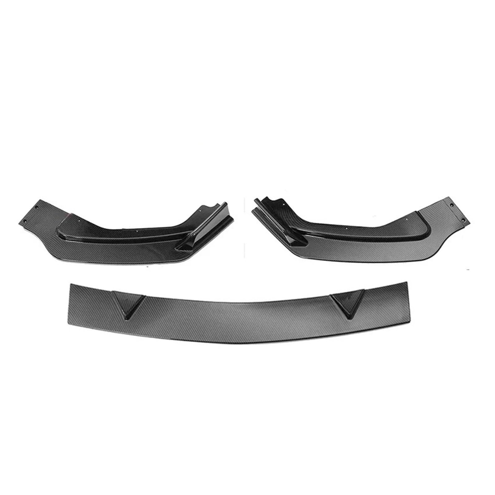 Front Spoiler Lippe Für Infiniti Für Q50 2014 2015 2016 2017 2018 2019 2020 2021 Auto Vorderen Stoßfänger Lip Spoiler Diffusor Auto Körper Kit Stoßstange Schutz Schutz Auto-Frontspoiler(18-21 Normal C von HONGYISM