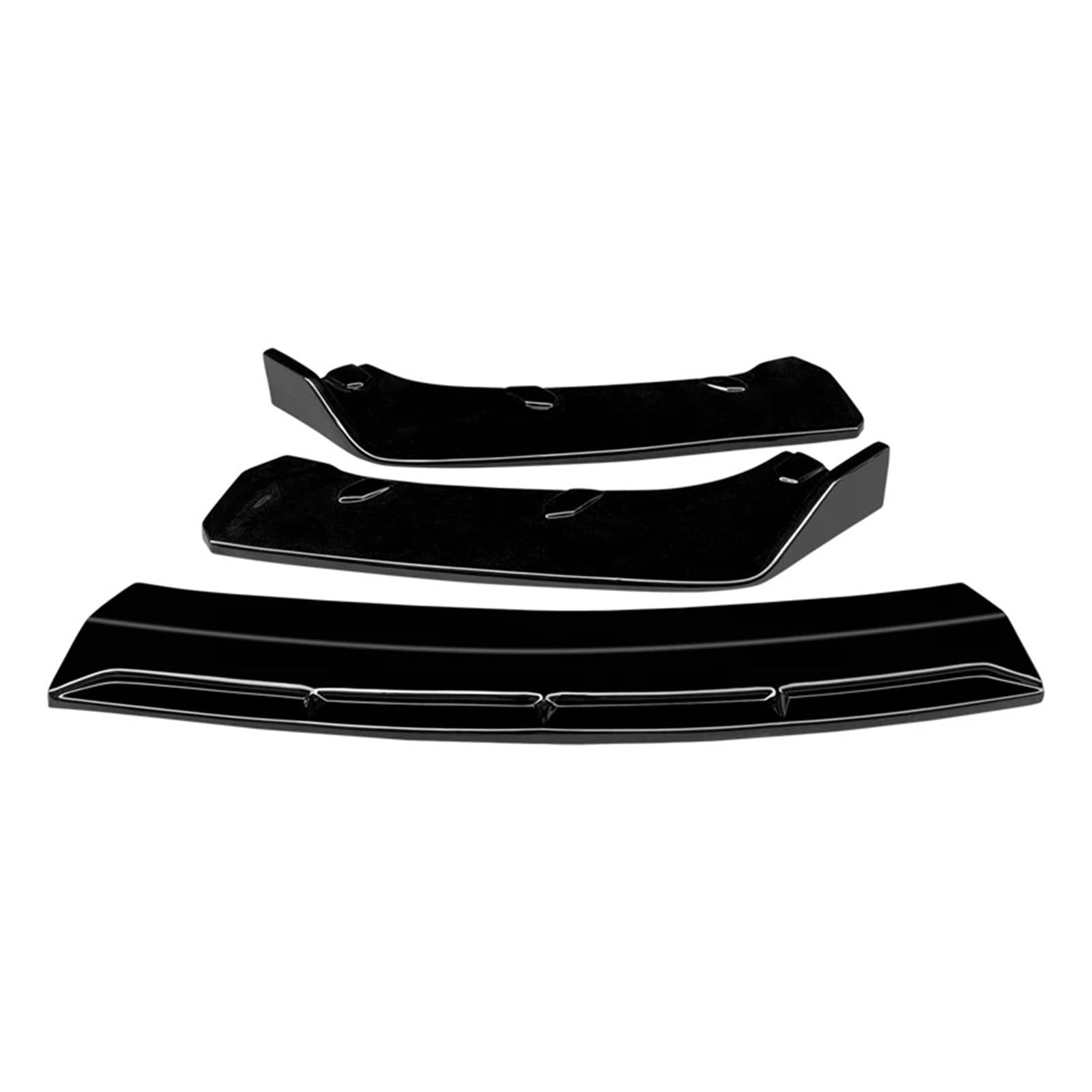 Front Spoiler Lippe Für Infiniti G25 G35 G37 2007 2008 2009 2010 2011 2012 2013 Auto Frontstoßstange Splitter Lip Spoiler Diffusor Schutz Body Kit Glanz Schwarz Zubehör Auto-Frontspoiler(Gloss Black) von HONGYISM