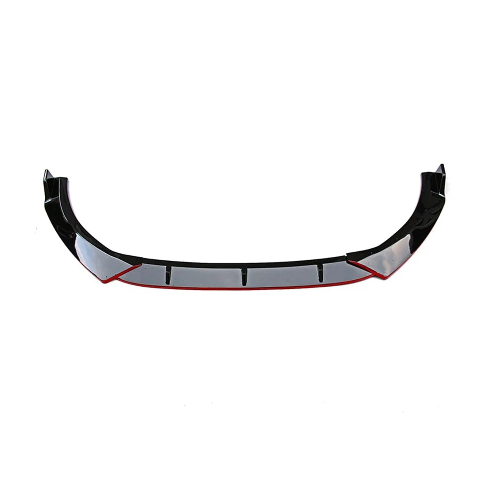 Front Spoiler Lippe Für KIA Für K5 2020-2021 Auto Vorderen Stoßfänger Lip Spoiler Seite Splitter Körper Kits Wachen Deflektor Kinn Diffusor Schutz Tuning Auto-Frontspoiler(Black Red) von HONGYISM