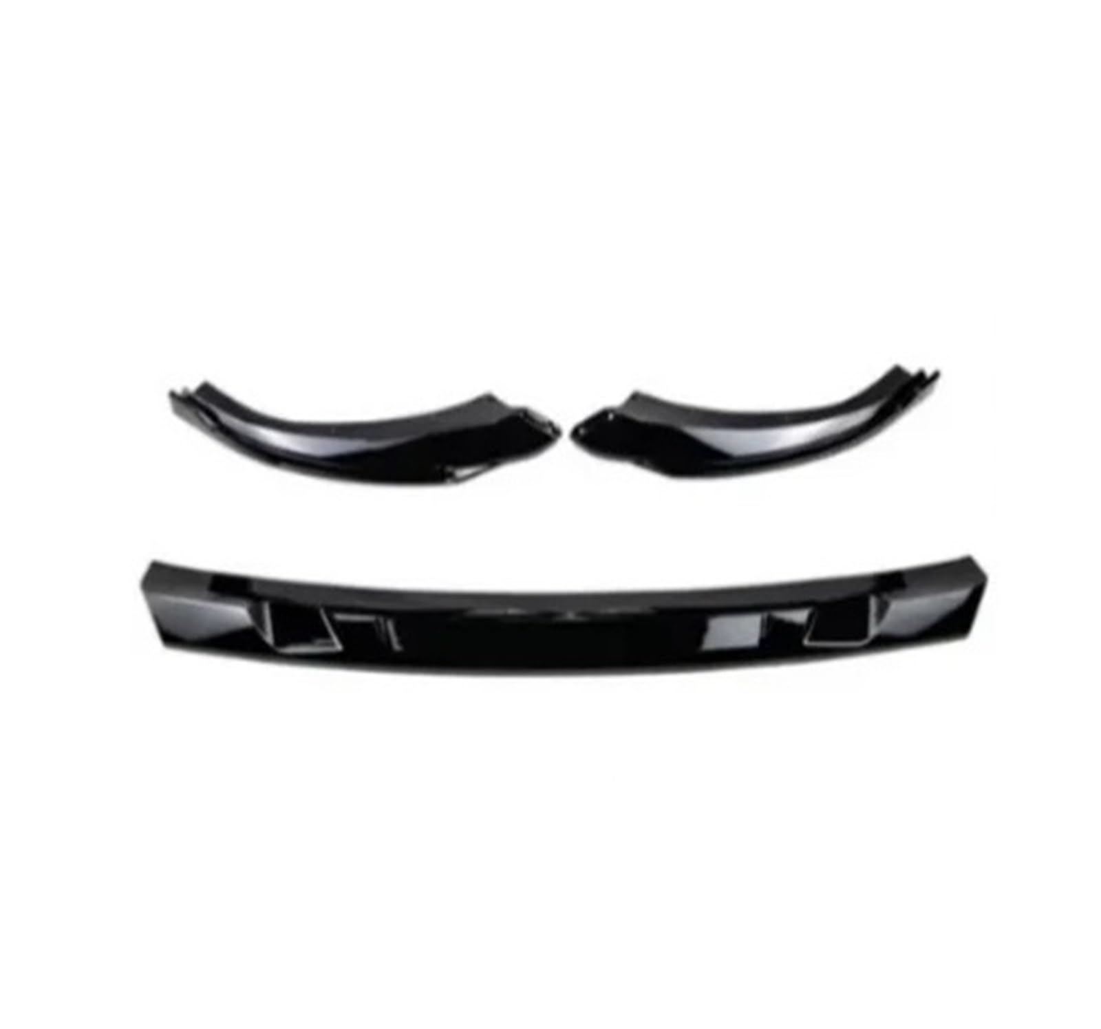 Front Spoiler Lippe Für Kia EV6 Für GT Für GT-Linie 2022 2023 2024 Front Lip Splitter ABS Frontschürze Lip Spoiler Air Dam Seite Körper Kit Zubehör Auto-Frontspoiler(Schwarz) von HONGYISM