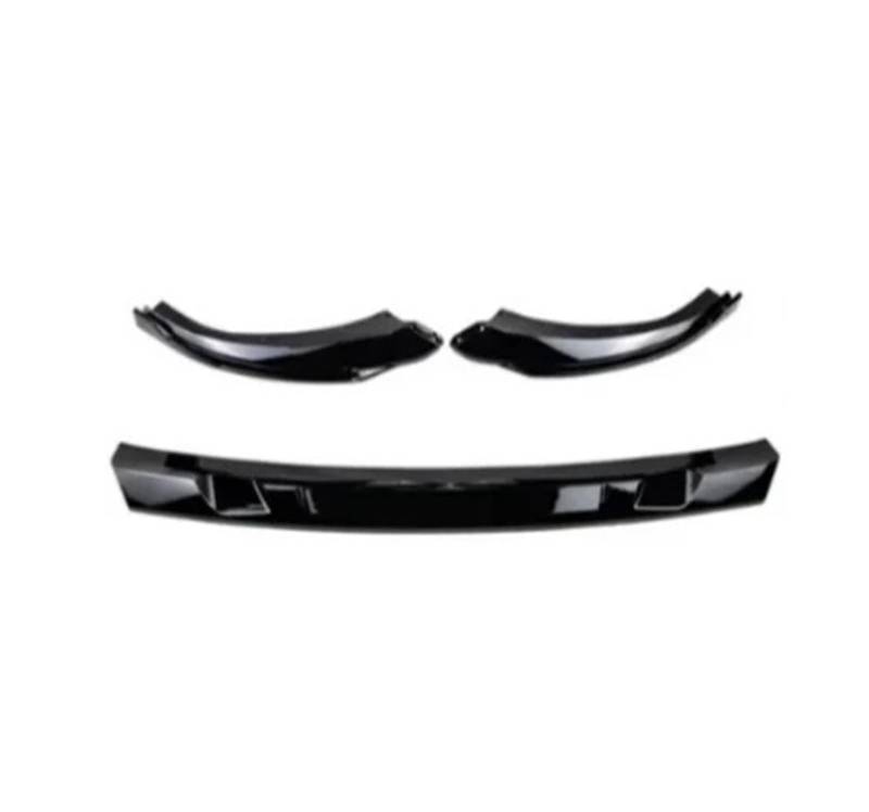 Front Spoiler Lippe Für Kia EV6 Für GT Für GT-Linie 2022 2023 2024 Front Lip Splitter ABS Frontschürze Lip Spoiler Air Dam Seite Körper Kit Zubehör Auto-Frontspoiler(Schwarz) von HONGYISM