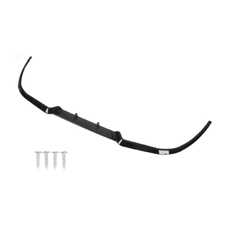 Front Spoiler Lippe Für Sitz Für Leon 114 cm Universal Auto Vordere Stoßstange Lippe Front Stoßstange Lip Schlagfest Front Stoßstange Lip Separator Ersatz Auto-Frontspoiler(Schwarz) von HONGYISM