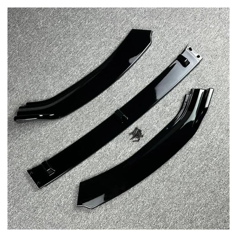 Front Spoiler Lippe Für VW Für Golf 7 Für VII MK7 Für TDI Für TSI Für TGI 12-17 Front Stoßstange Splitter Lip Diffusor Spoiler Schutz Abdeckung Deflektor Lippen Schutz Auto-Frontspoiler(Glossy Black) von HONGYISM