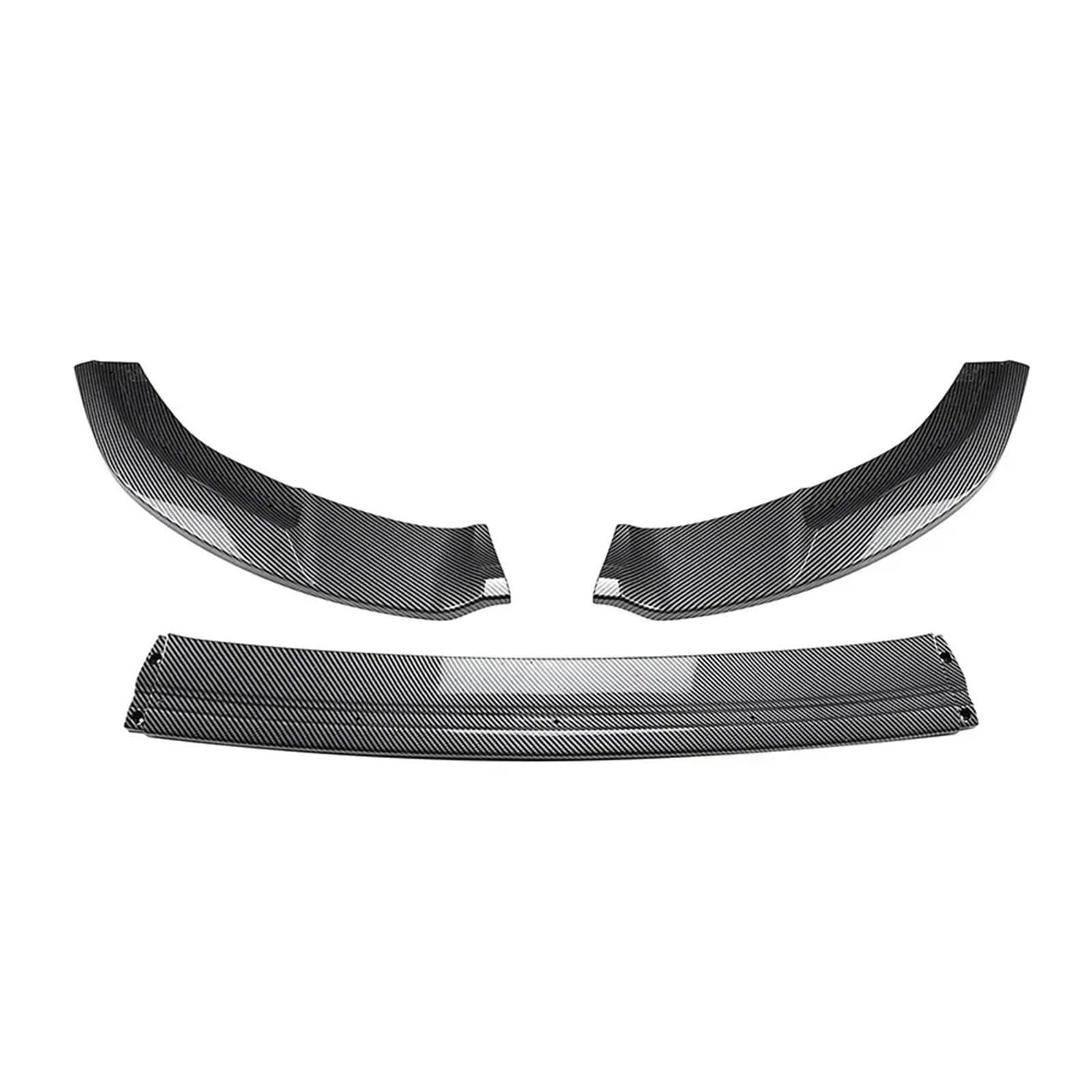 Front Spoiler Lippe Für VW Für Golf 7 MK7 Für GTI Für Linie 2013 2014 2015 2016 Frontschürze Lip Splitter Diffusor Körper Kit Spoiler Stoßstange Schutz Schutz Zubehör Auto-Frontspoiler(Carbon Fibre Pa von HONGYISM