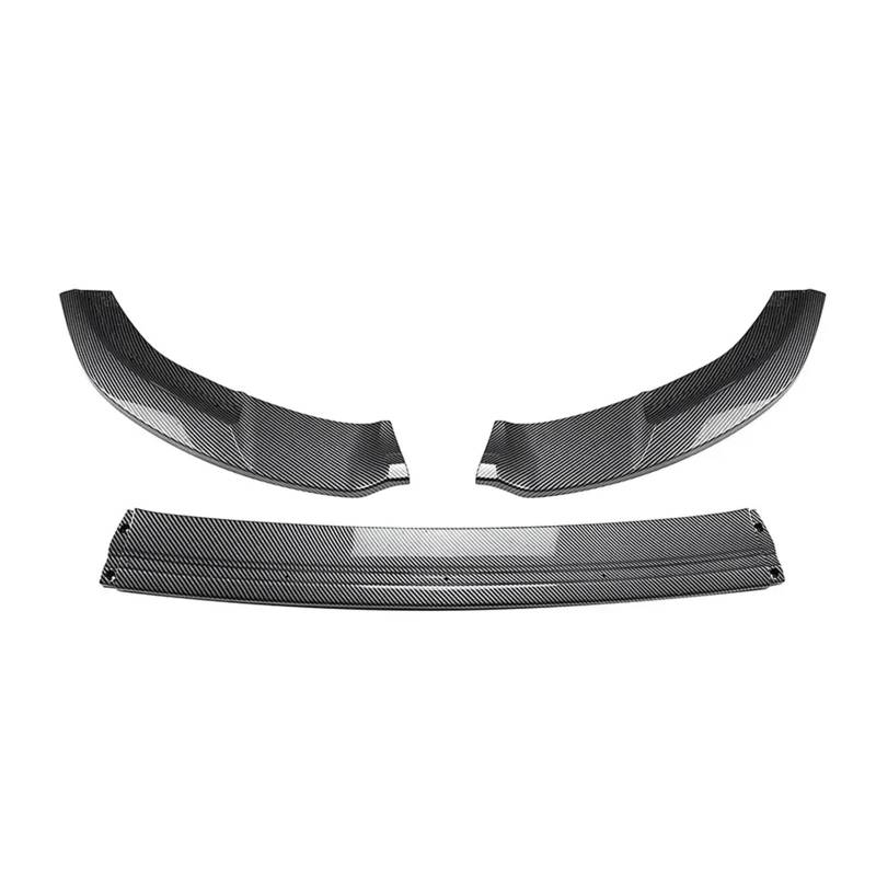 Front Spoiler Lippe Für VW Für Golf 7 MK7 Für GTI Für Linie 2013 2014 2015 2016 Frontschürze Lip Splitter Diffusor Körper Kit Spoiler Stoßstange Schutz Schutz Zubehör Auto-Frontspoiler(Carbon Fibre Pa von HONGYISM