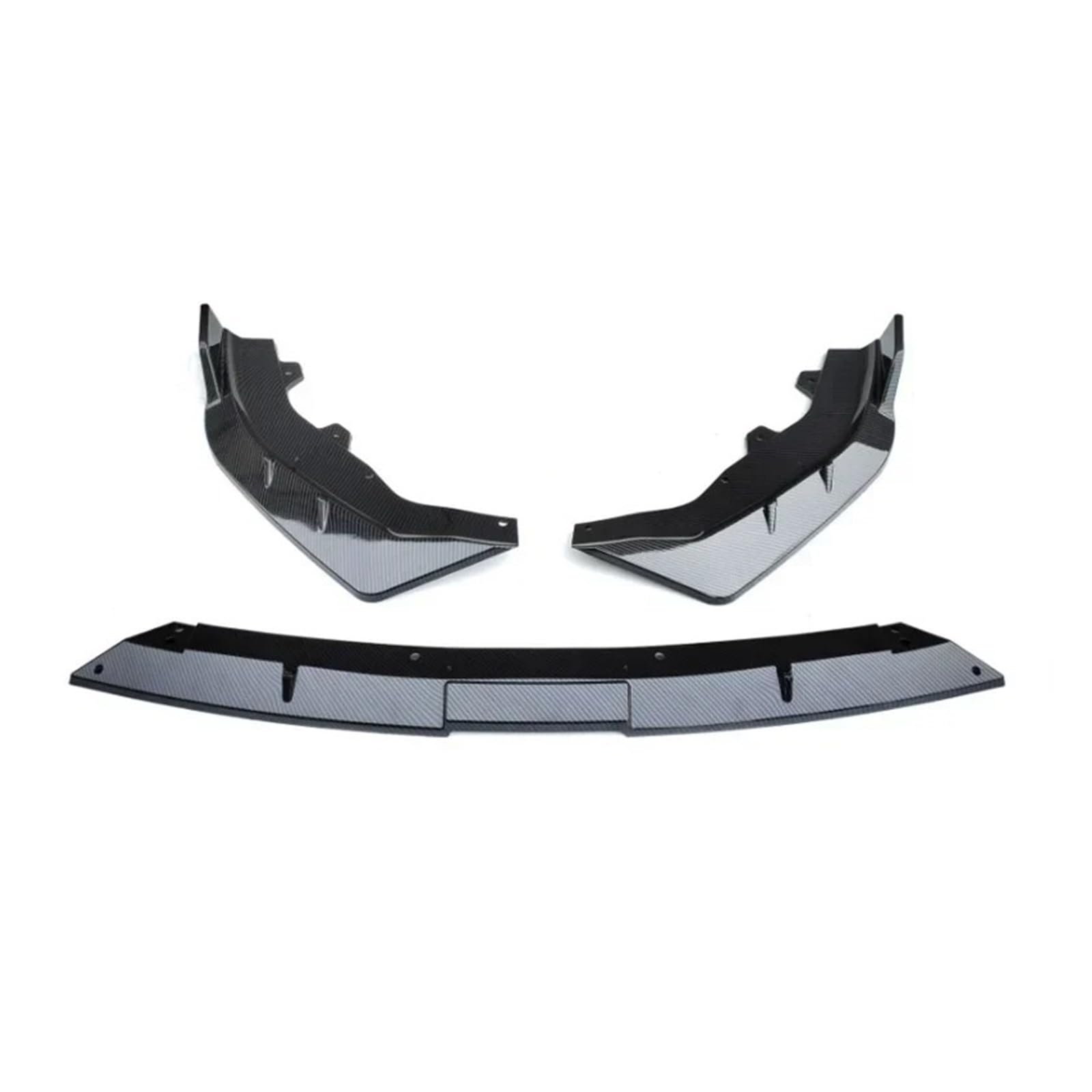 Front Spoiler Lippe Splitter Frontschürze Spoiler Röcke Lip Carbon Oberfläche Körper Kit Zubehör Für CHANGAN Für Uni-V Für UNIV 2022 2023 Auto-Frontspoiler(Y Carbon Paint) von HONGYISM